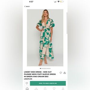 New with Tags Showpo maxi dress